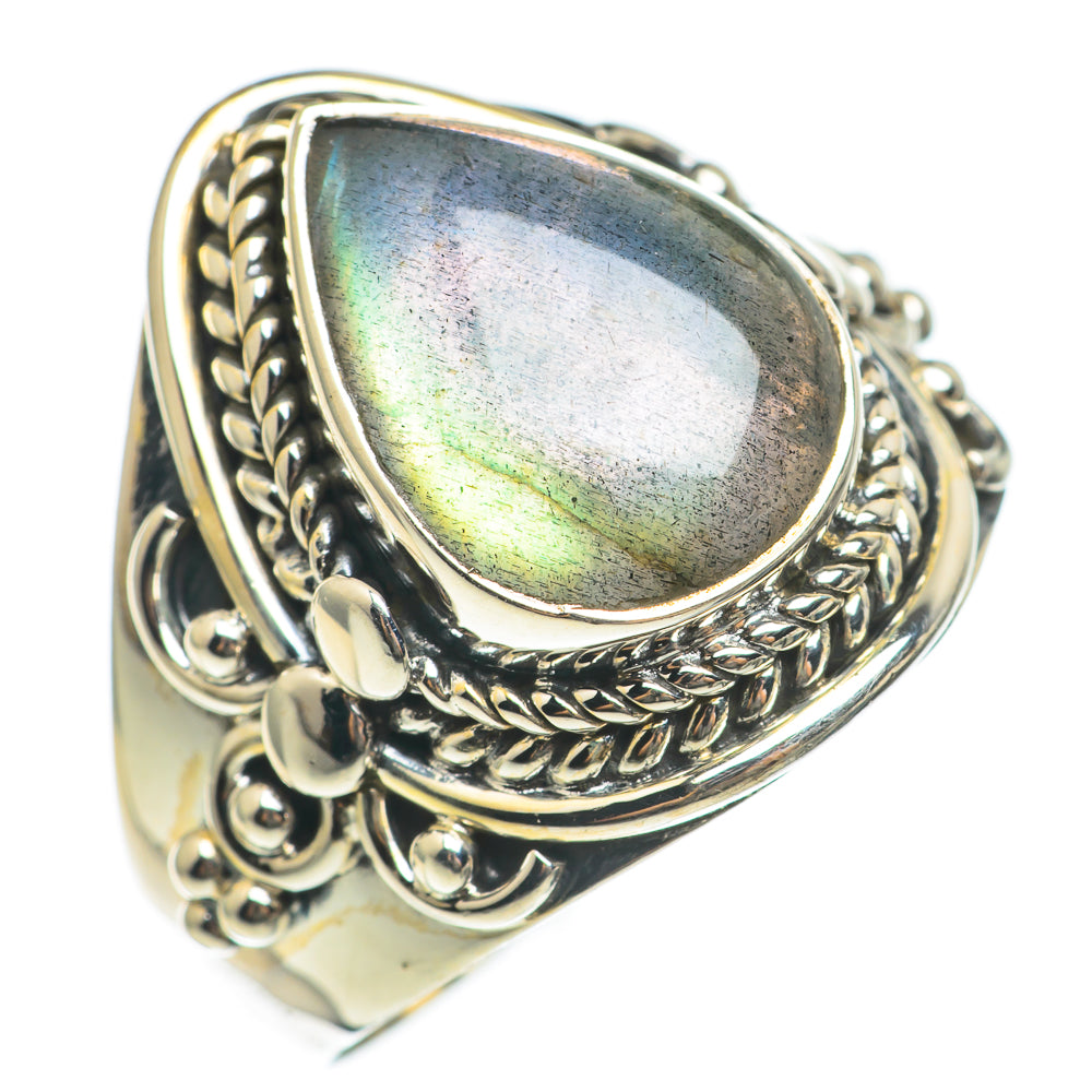 Labradorite Rings handcrafted by Anasilvercos - RING68117