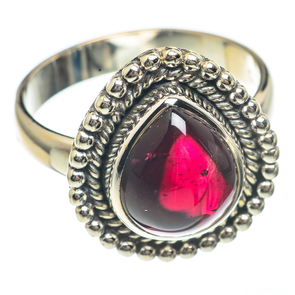 Garnet Rings handcrafted by Anasilvercos - RING68127