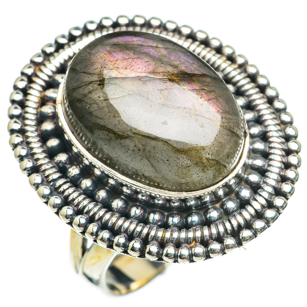 Labradorite Rings handcrafted by Anasilvercos - RING68130