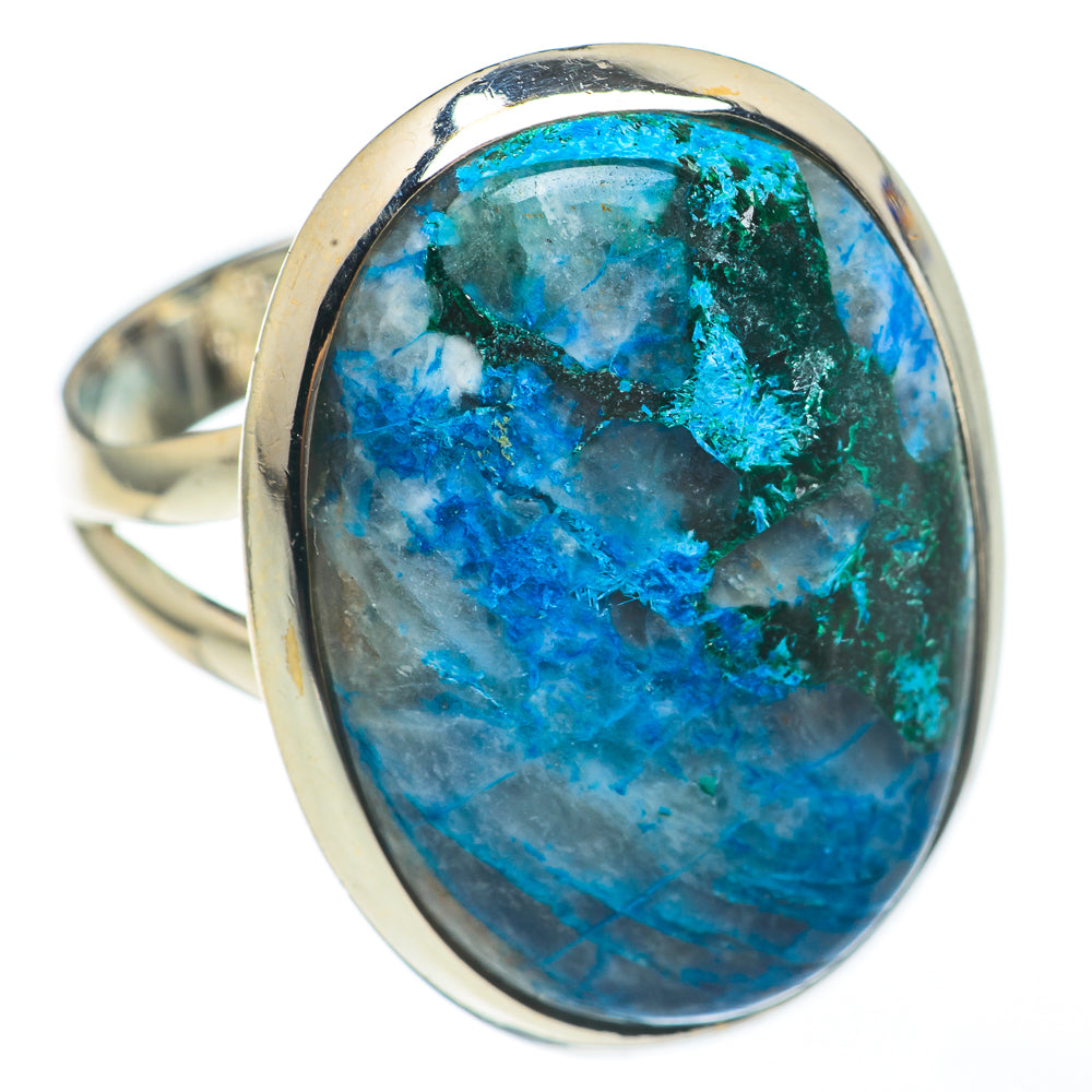 Chrysocolla Rings handcrafted by Anasilvercos - RING68148