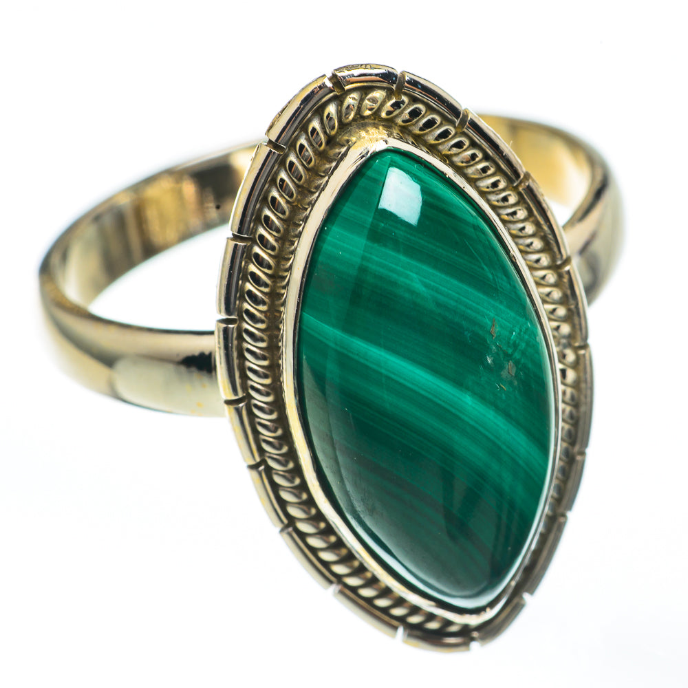 Malachite Rings handcrafted by Anasilvercos - RING68149