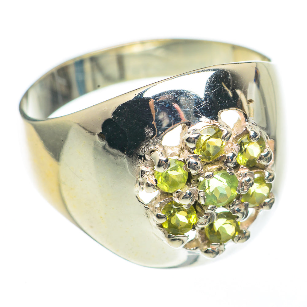 Peridot Rings handcrafted by Anasilvercos - RING68150