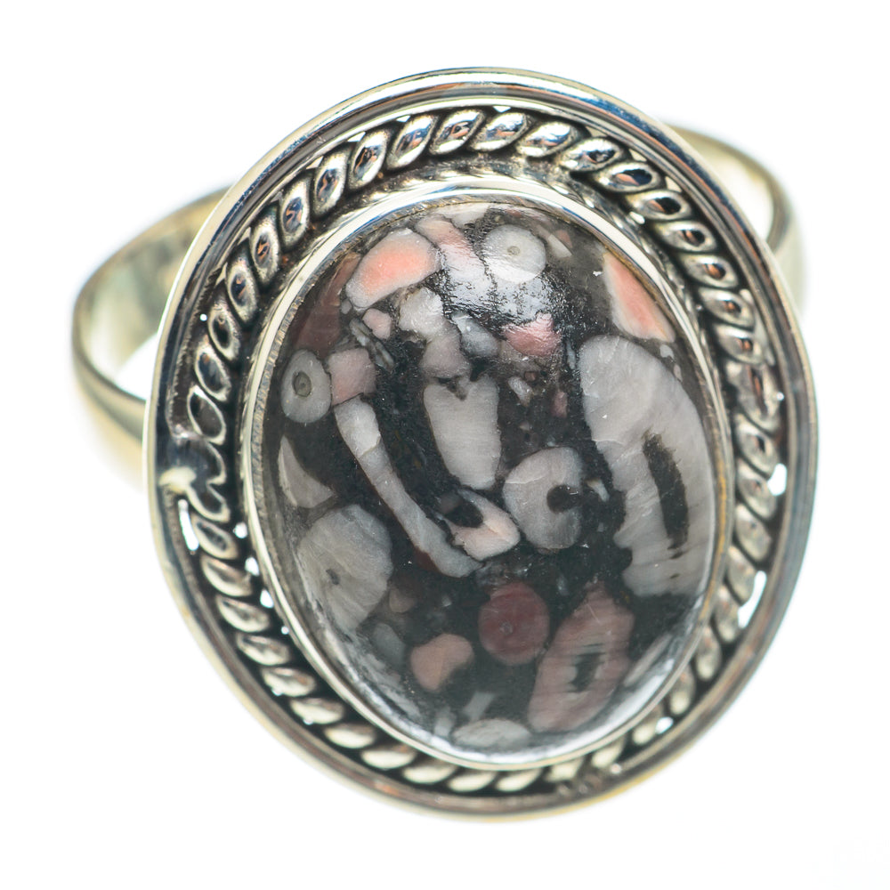 Crinoid Fossil Rings handcrafted by Anasilvercos - RING68152