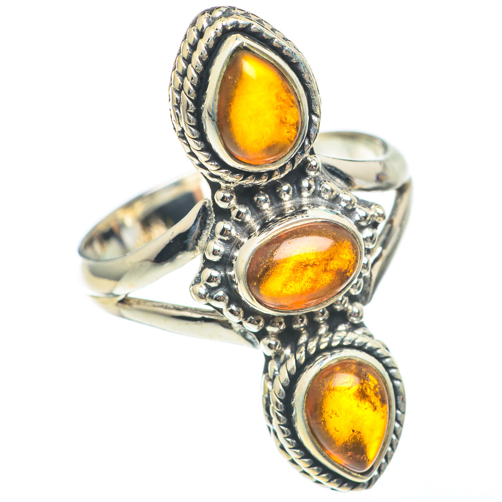 Baltic Amber Rings handcrafted by Anasilvercos - RING68154