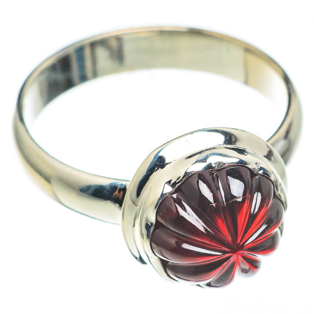 Garnet Rings handcrafted by Anasilvercos - RING68159