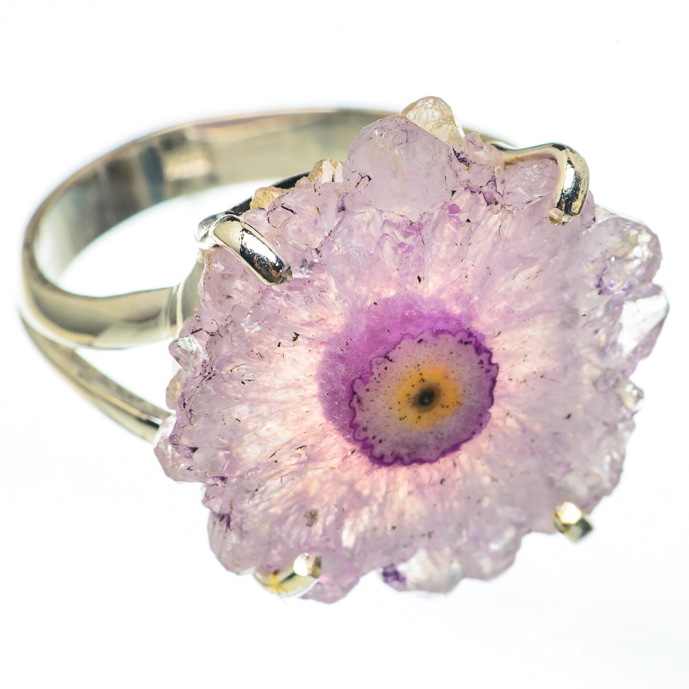 Amethyst Stalactite Rings handcrafted by Anasilvercos - RING68161