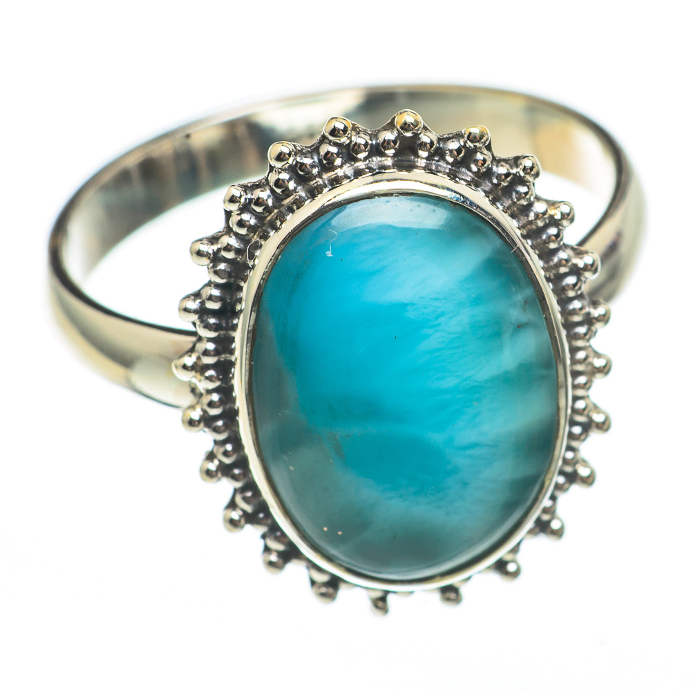 Larimar Rings handcrafted by Anasilvercos - RING68177