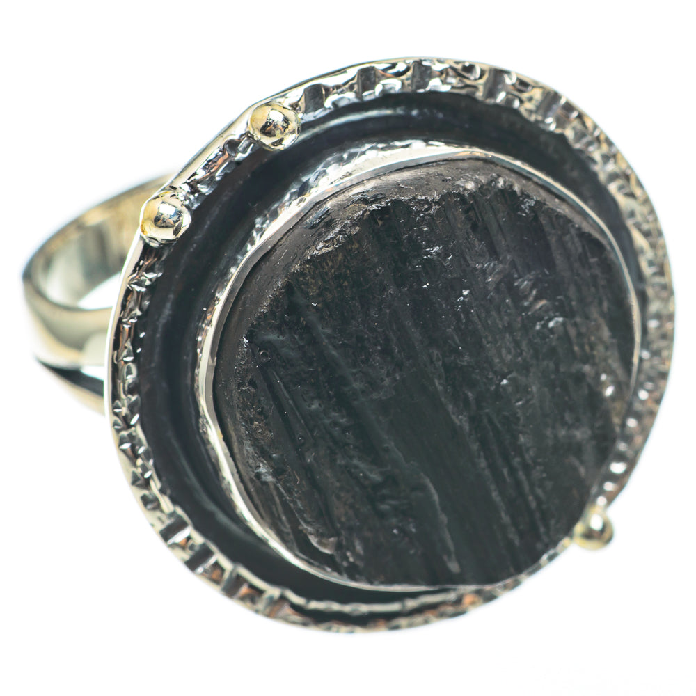 Black Tourmaline Rings handcrafted by Anasilvercos - RING68198