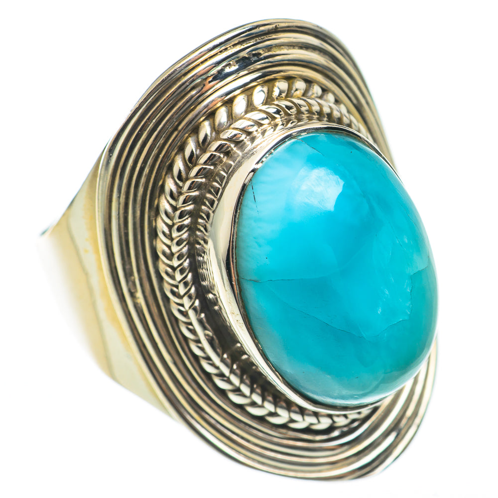 Larimar Rings handcrafted by Anasilvercos - RING68233