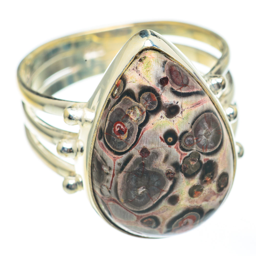 Poppy Jasper Rings handcrafted by Anasilvercos - RING68239