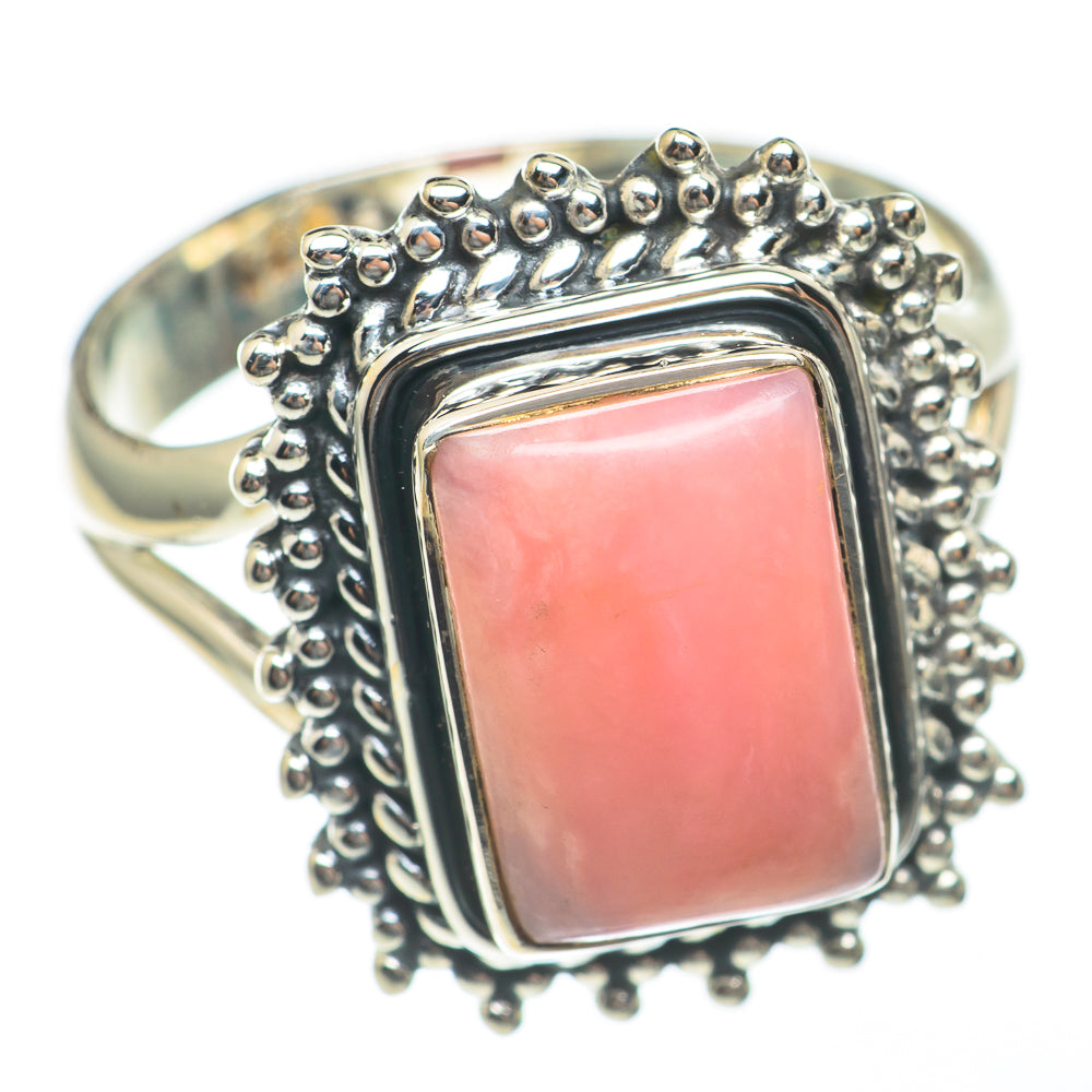 Pink Opal Rings handcrafted by Anasilvercos - RING68242