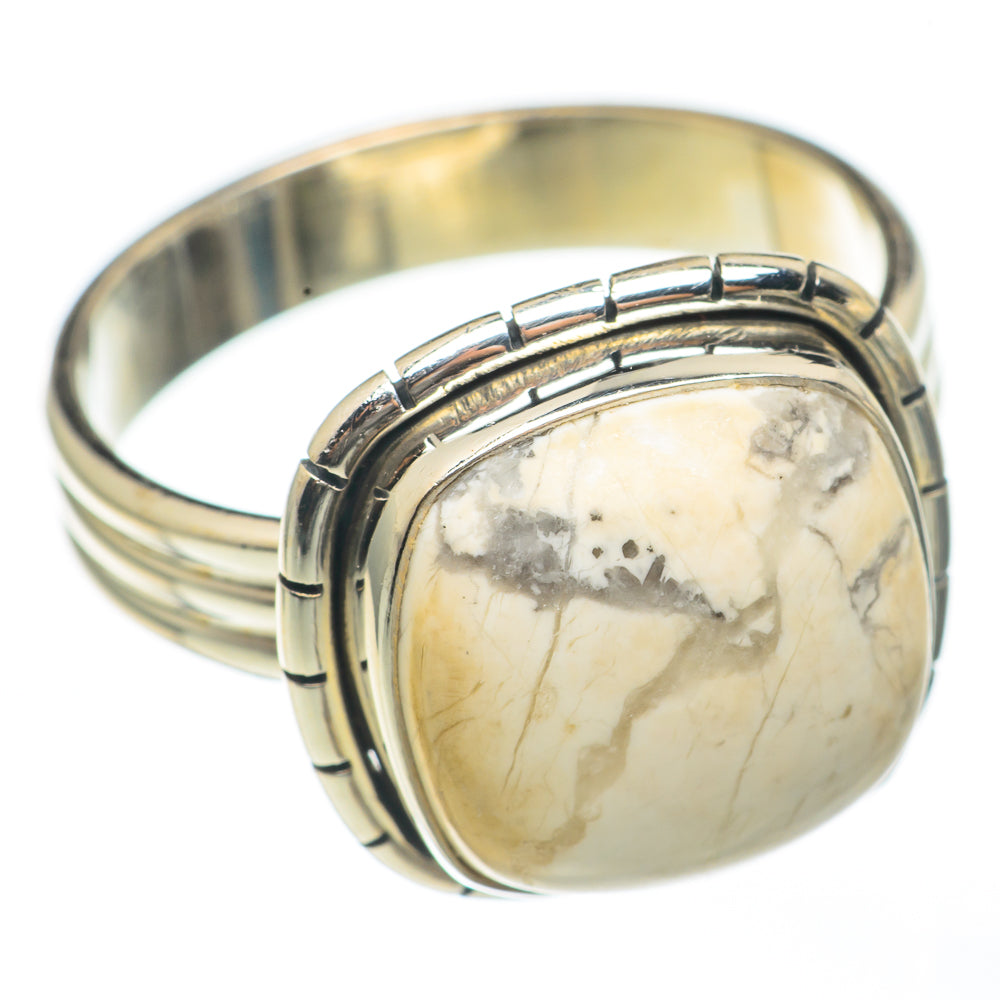 Howlite Rings handcrafted by Anasilvercos - RING68247