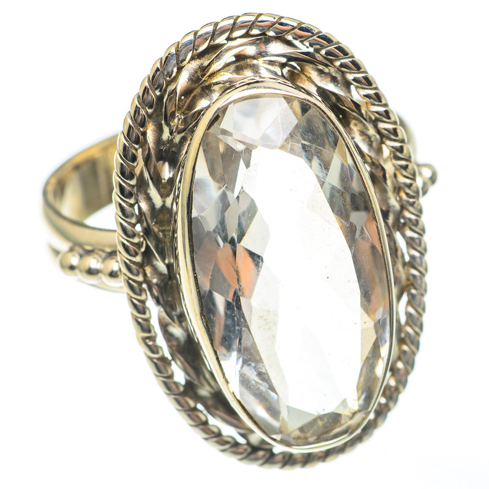 White Quartz Rings handcrafted by Anasilvercos - RING68249