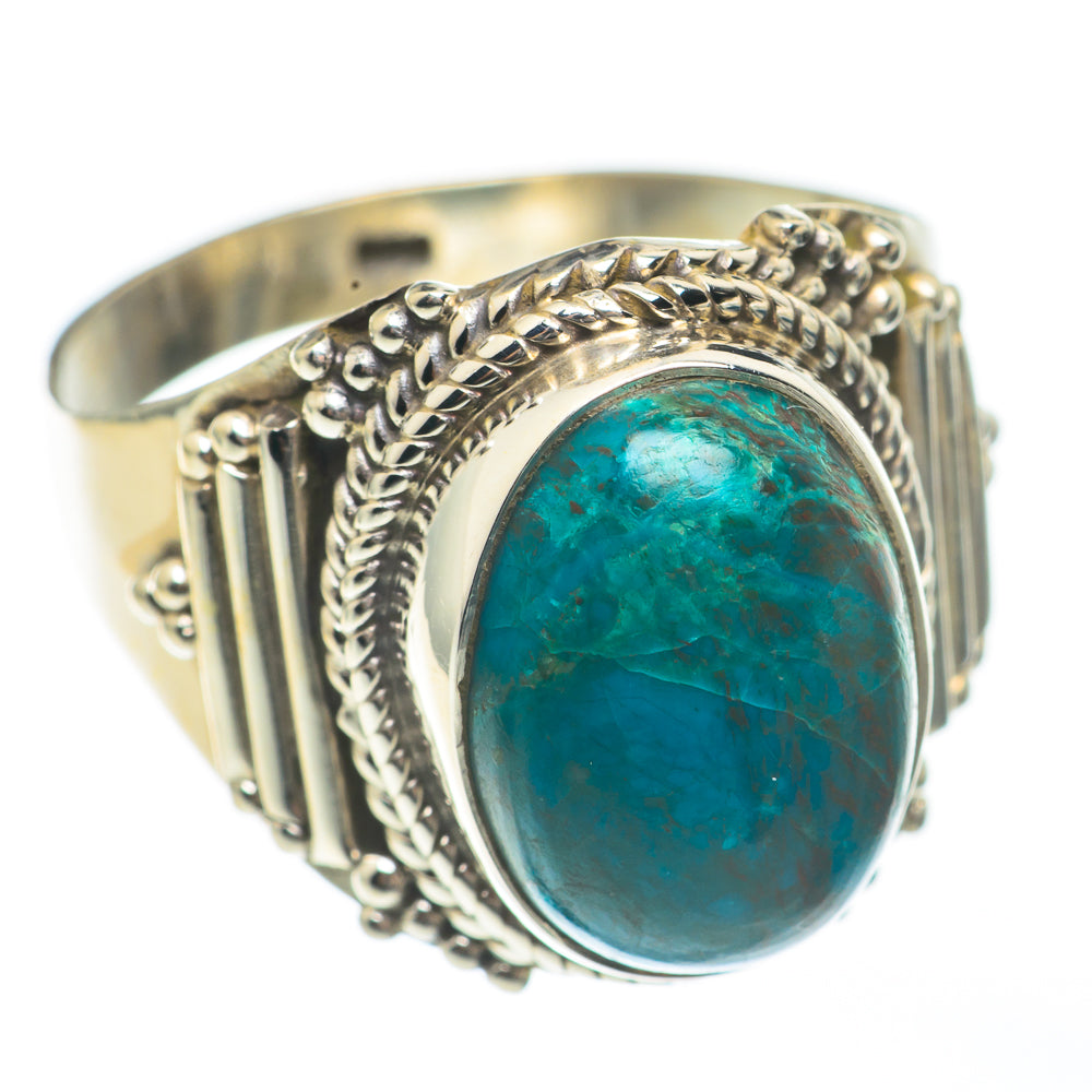 Chrysocolla Rings handcrafted by Anasilvercos - RING68259