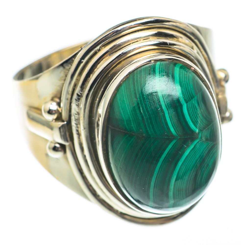 Malachite Rings handcrafted by Anasilvercos - RING68261