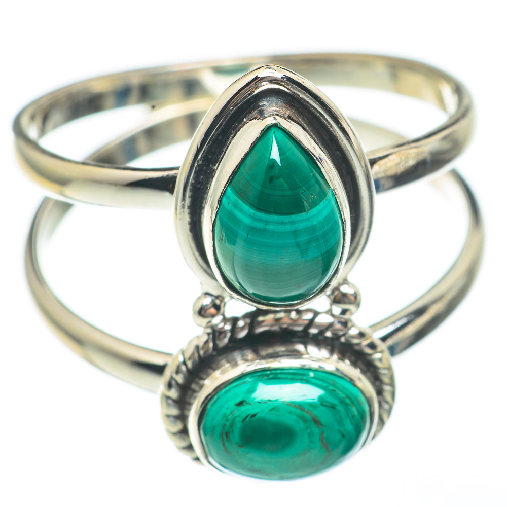 Malachite Rings handcrafted by Anasilvercos - RING68262