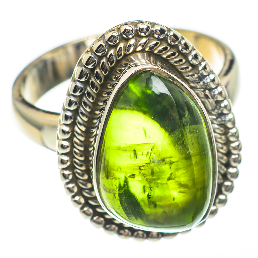 Peridot Rings handcrafted by Anasilvercos - RING68263
