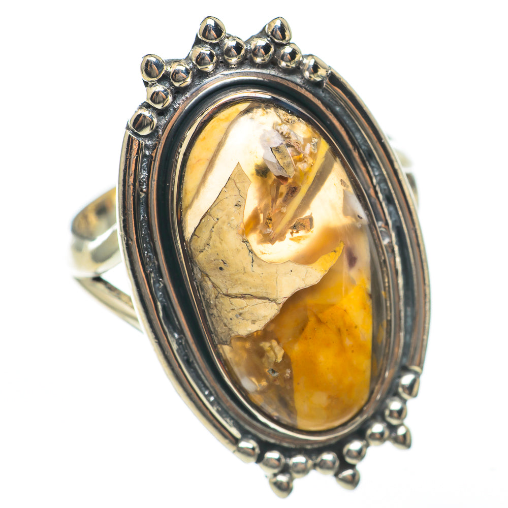 Brecciated Mookaite Rings handcrafted by Anasilvercos - RING68266 - Photo 2