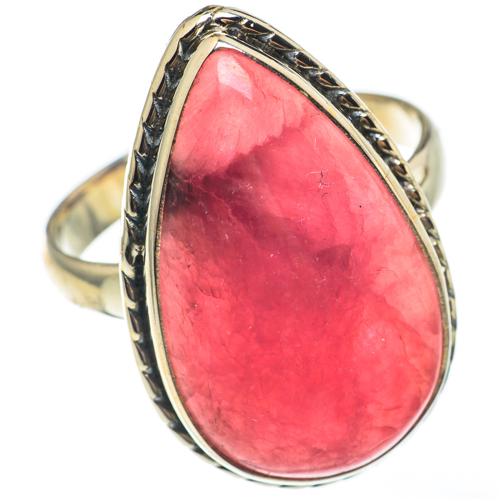 Pink Agate Rings handcrafted by Anasilvercos - RING68298