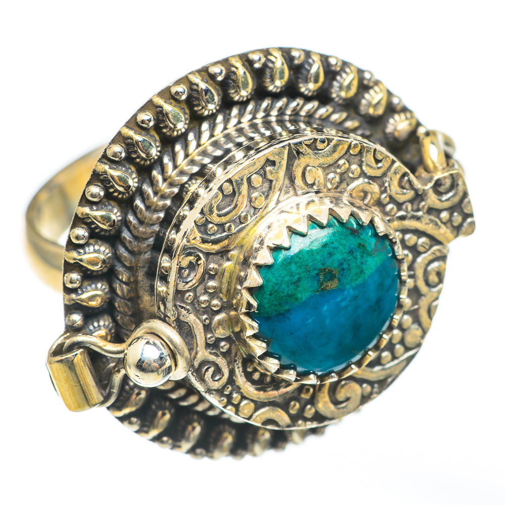 Chrysocolla Rings handcrafted by Anasilvercos - RING68318