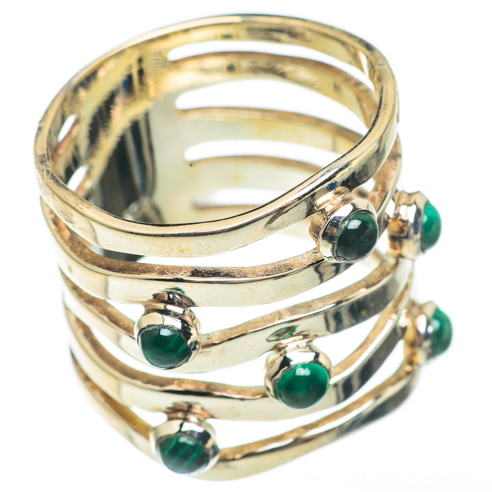 Malachite Rings handcrafted by Anasilvercos - RING68325