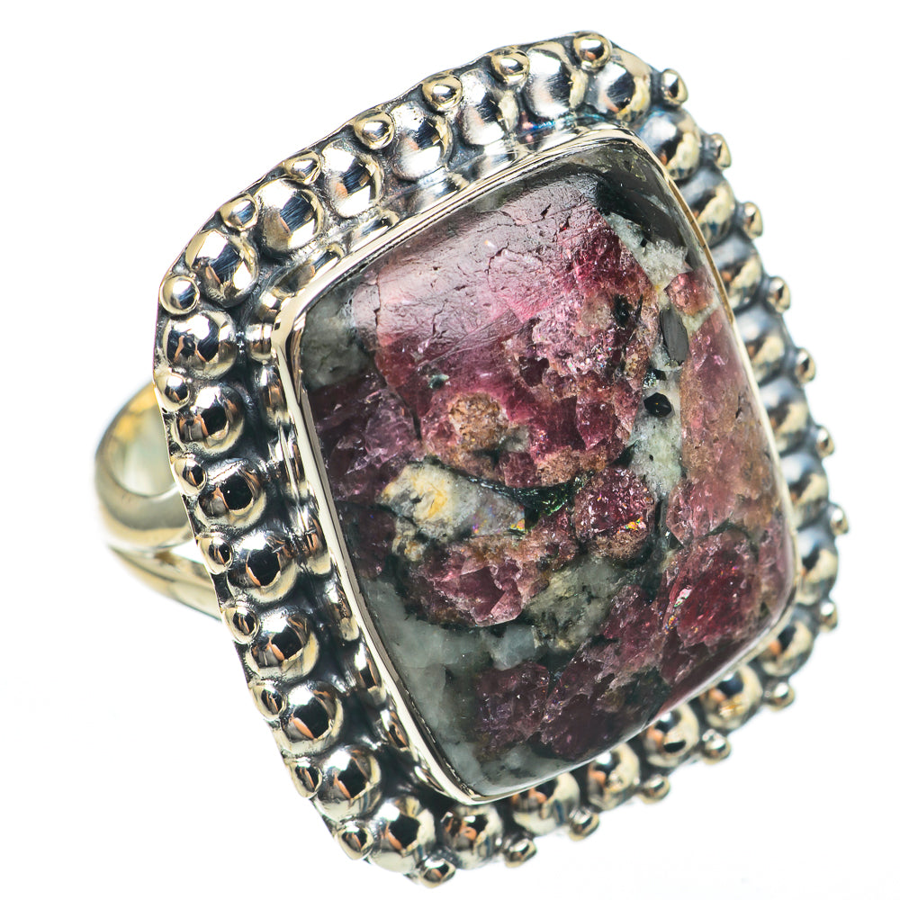 Russian Eudialyte Rings handcrafted by Anasilvercos - RING68333