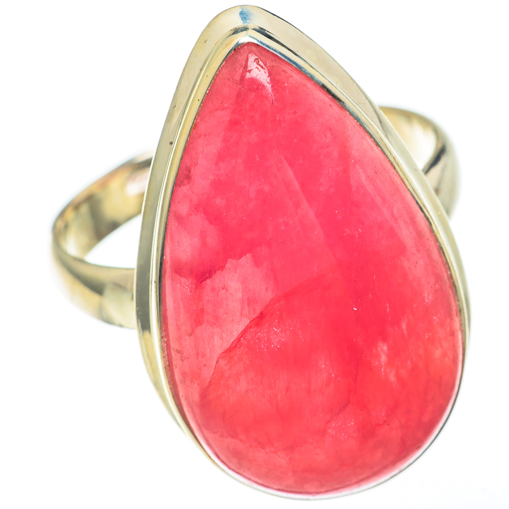 Pink Agate Rings handcrafted by Anasilvercos - RING68357