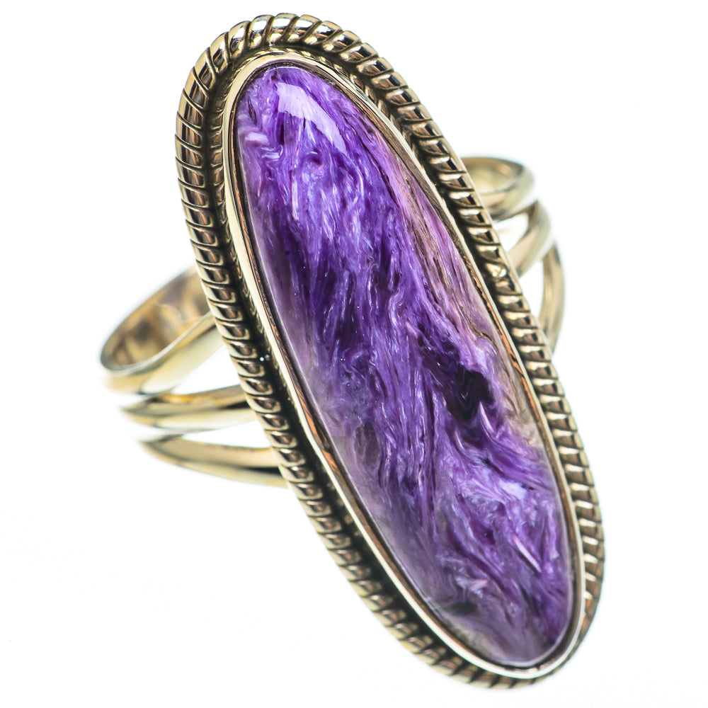 Charoite Rings handcrafted by Anasilvercos - RING68361