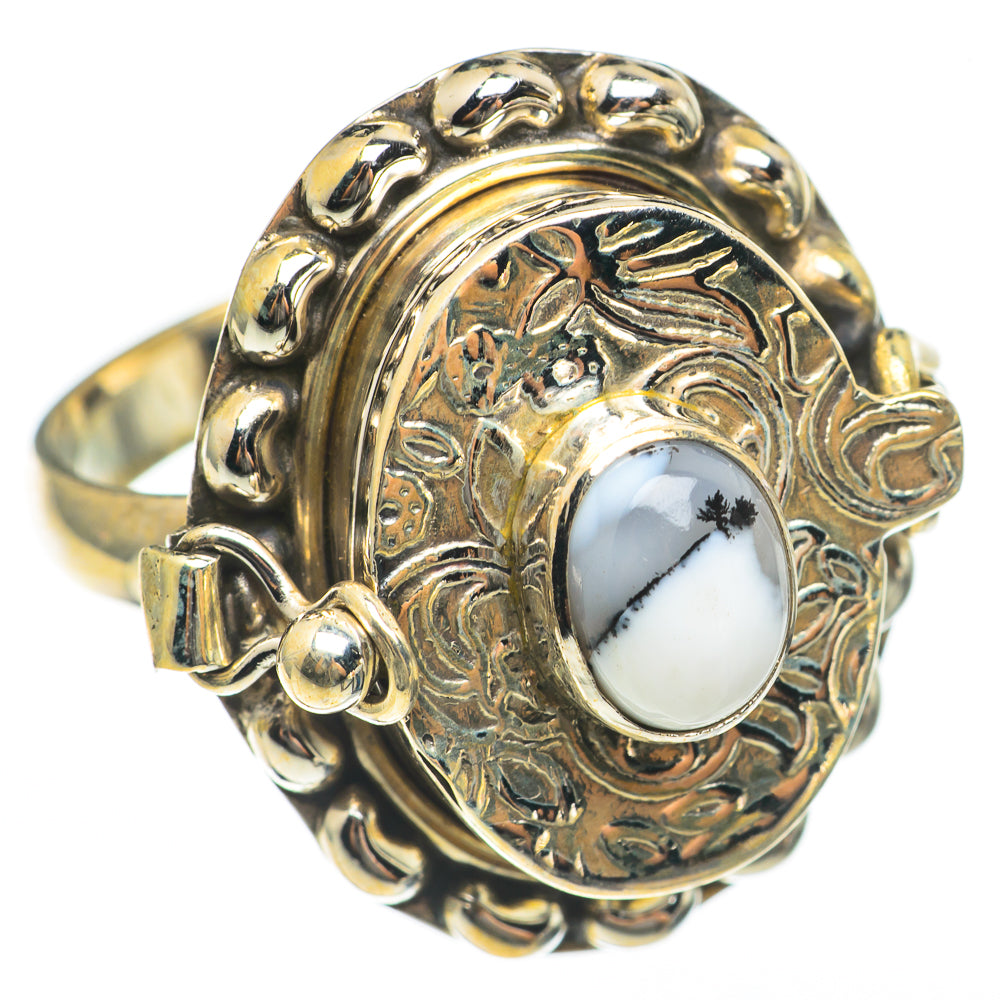 Dendritic Opal Rings handcrafted by Anasilvercos - RING68368