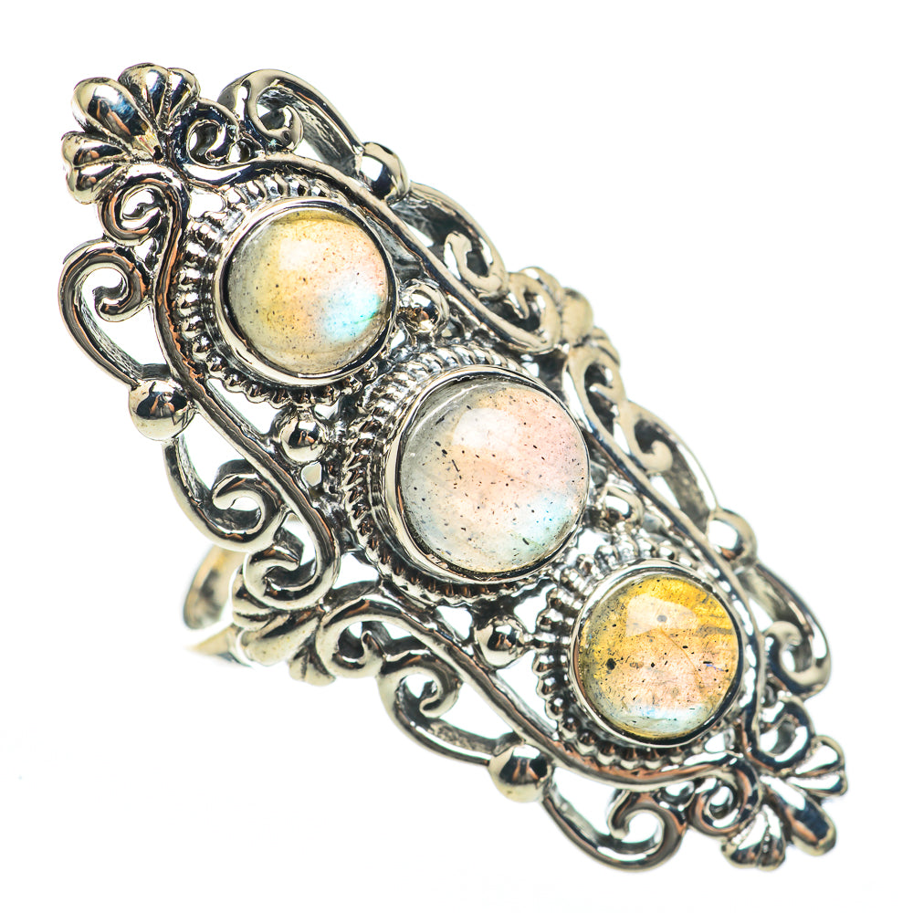 Labradorite Rings handcrafted by Anasilvercos - RING68372