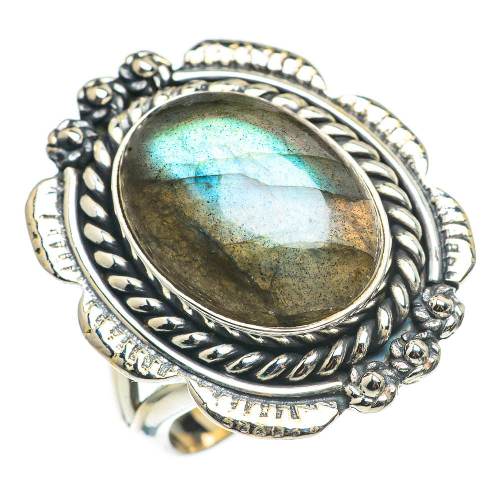 Labradorite Rings handcrafted by Anasilvercos - RING68375