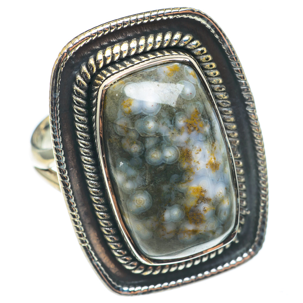 Ocean Jasper Rings handcrafted by Anasilvercos - RING68381