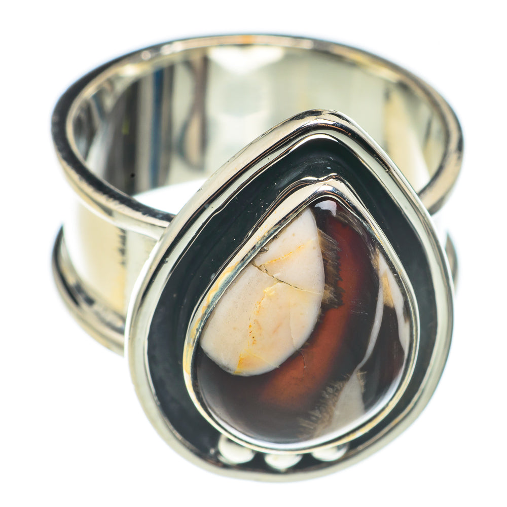 Peanut Wood Jasper Rings handcrafted by Anasilvercos - RING68385