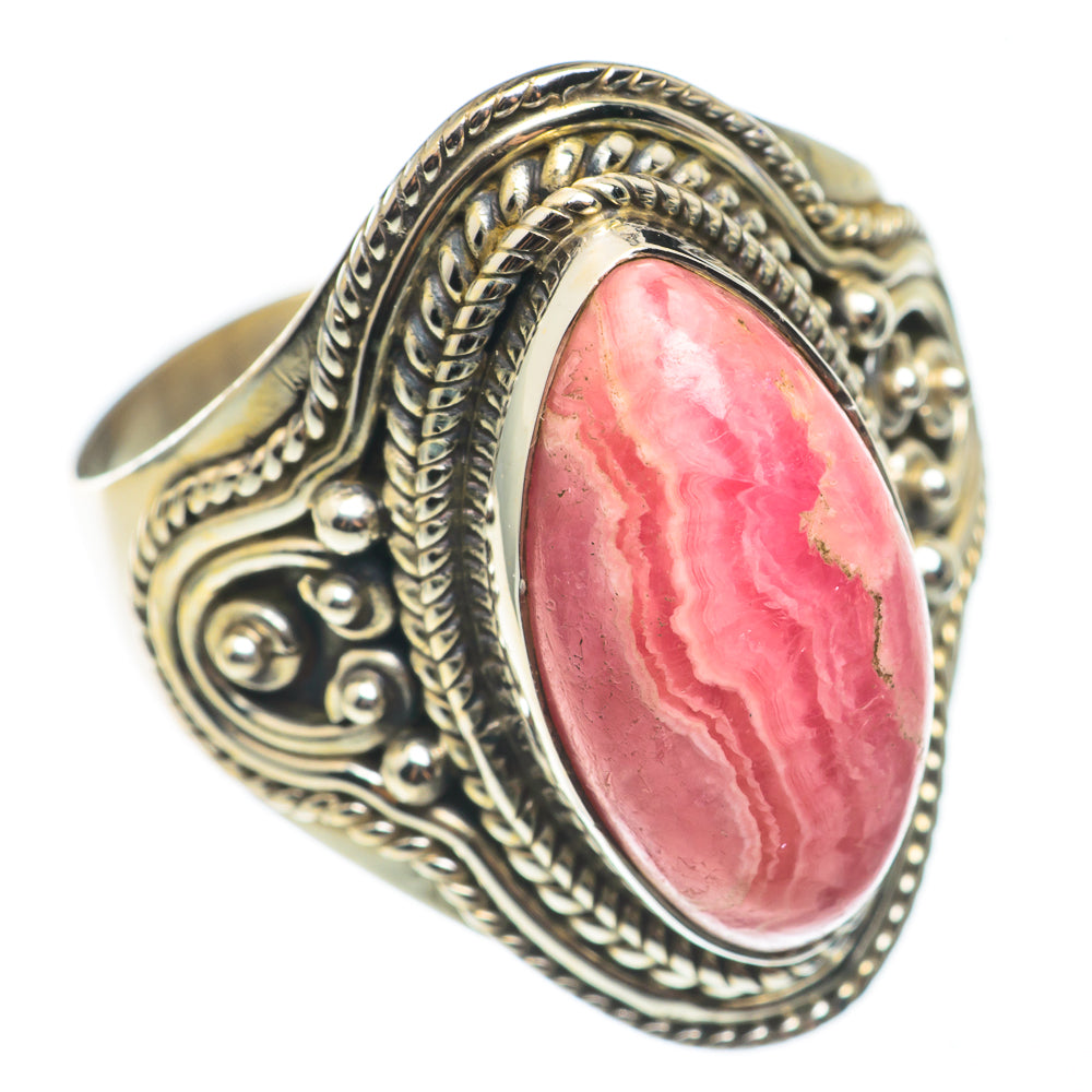 Rhodochrosite Rings handcrafted by Anasilvercos - RING68389