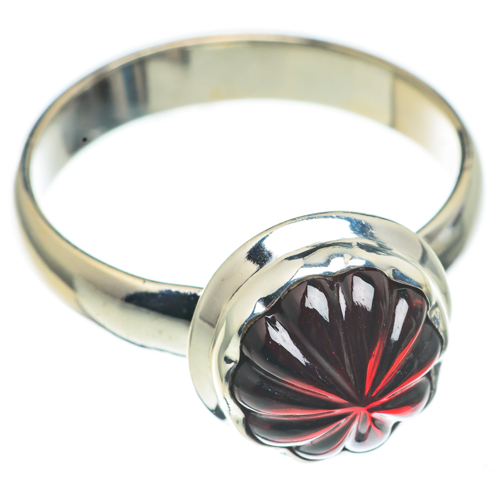 Garnet Rings handcrafted by Anasilvercos - RING68393