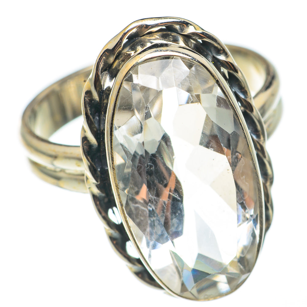 White Quartz Rings handcrafted by Anasilvercos - RING68401
