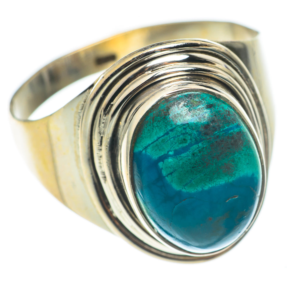 Chrysocolla Rings handcrafted by Anasilvercos - RING68412