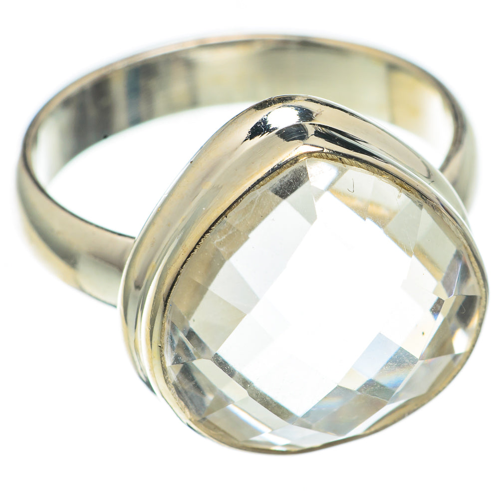 White Quartz Rings handcrafted by Anasilvercos - RING68437