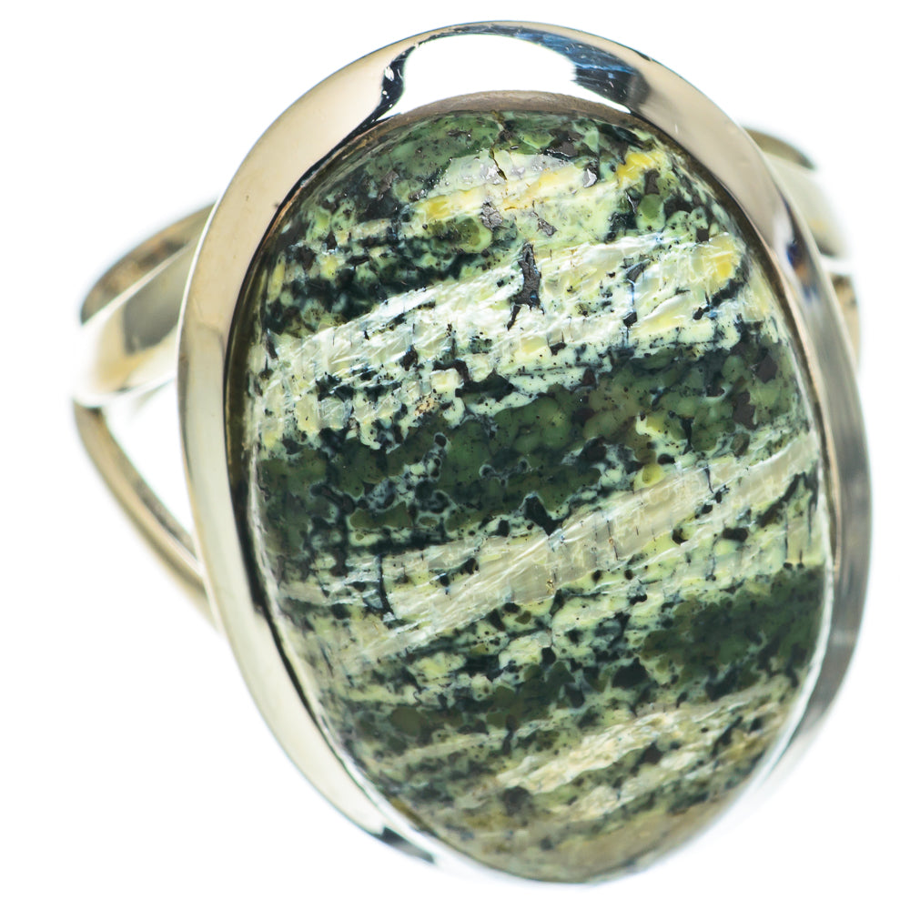 Lizard Jasper Rings handcrafted by Anasilvercos - RING68449