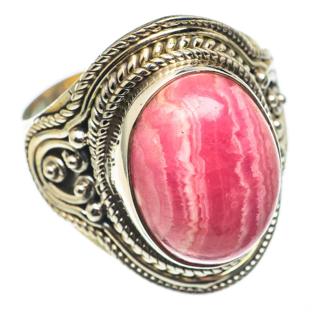 Rhodochrosite Rings handcrafted by Anasilvercos - RING68457