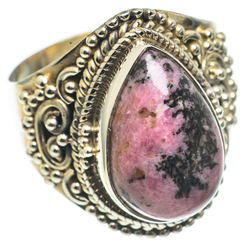 Rhodonite Rings handcrafted by Anasilvercos - RING68458