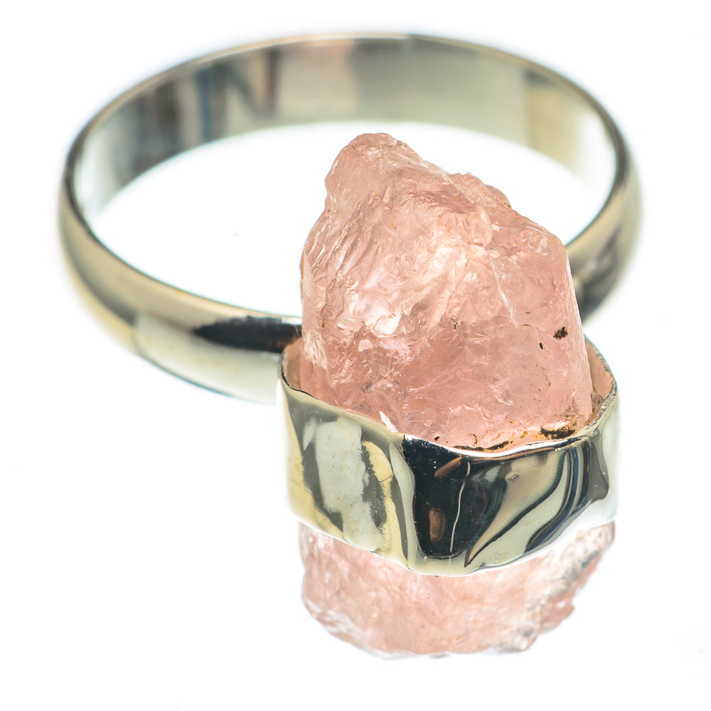 Rose Quartz Rings handcrafted by Anasilvercos - RING68460
