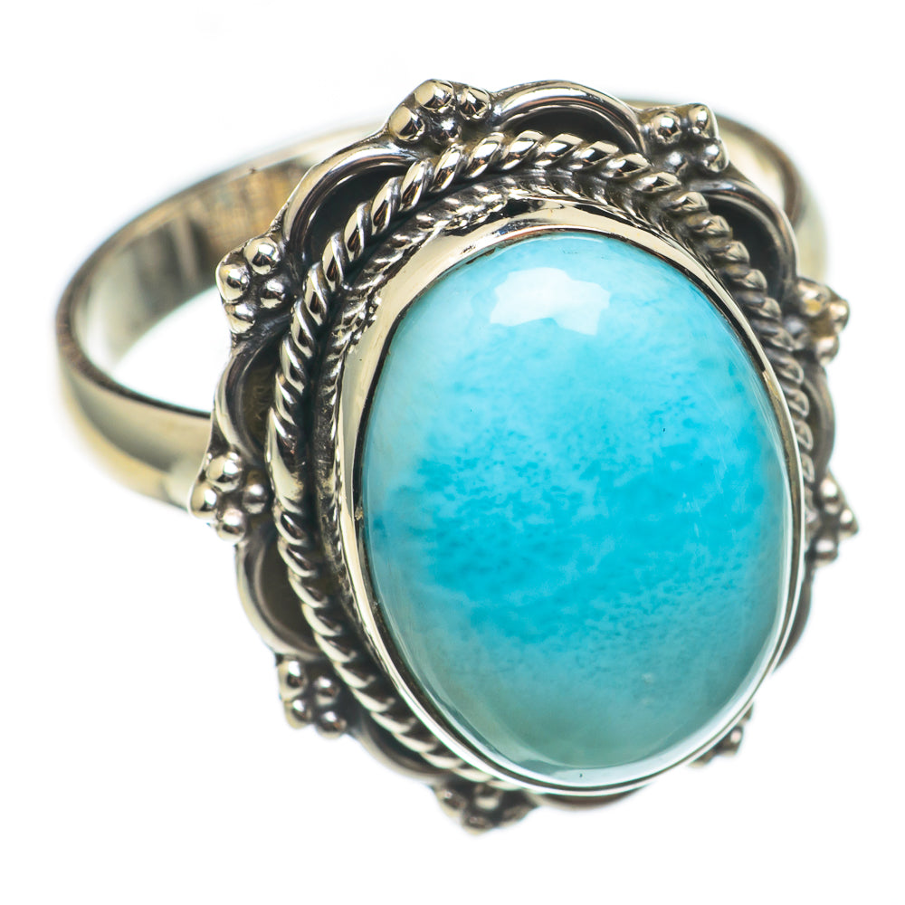 Larimar Rings handcrafted by Anasilvercos - RING68507