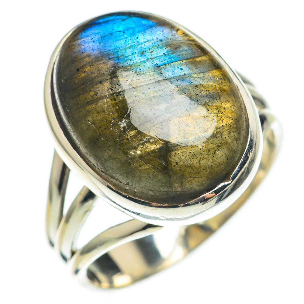 Labradorite Rings handcrafted by Anasilvercos - RING68508