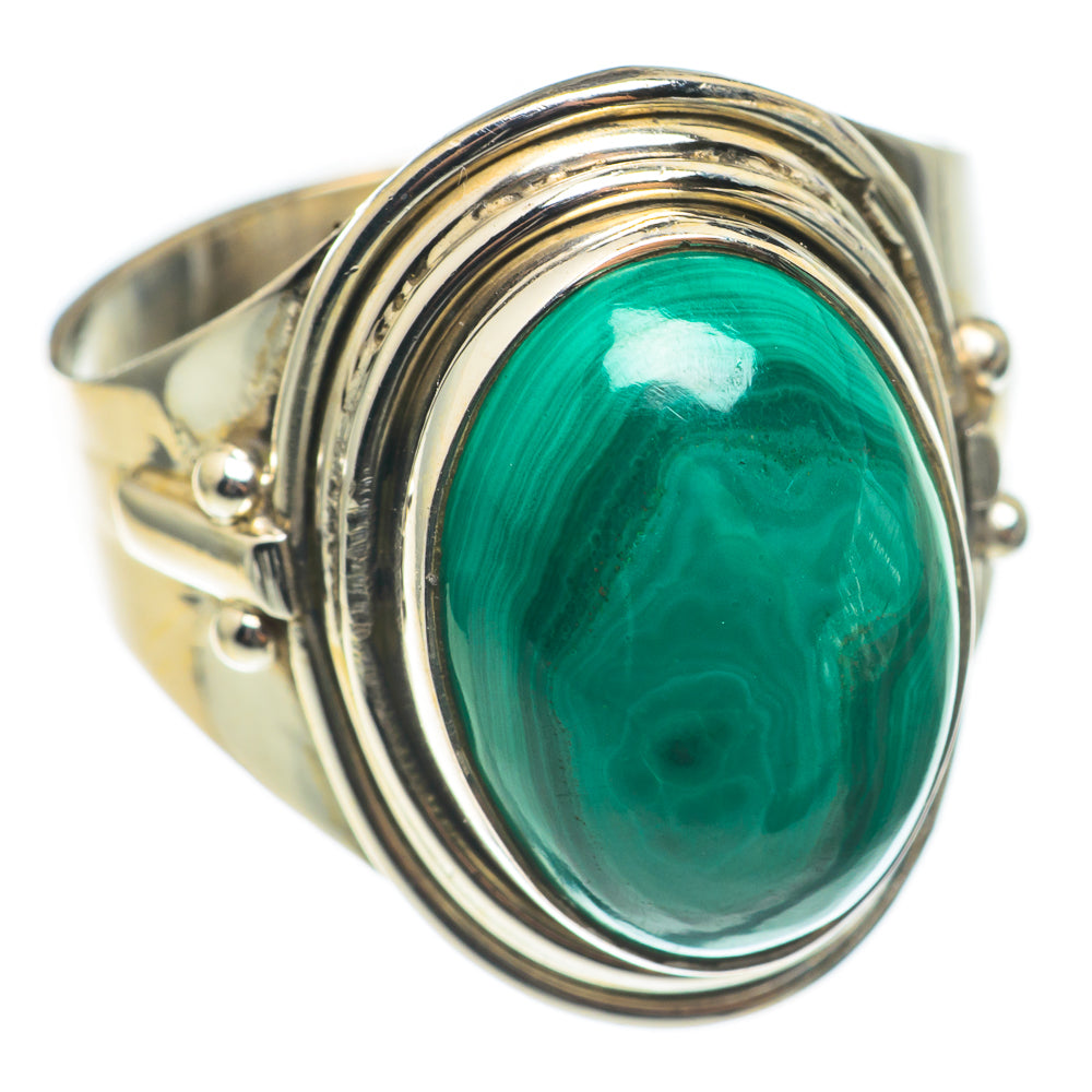 Malachite Rings handcrafted by Anasilvercos - RING68510
