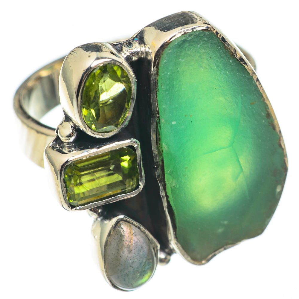 Chrysoprase Rings handcrafted by Anasilvercos - RING68511