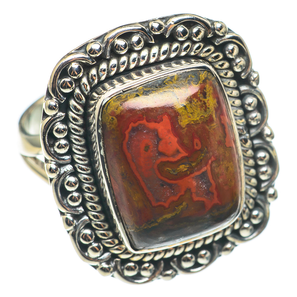 Moroccan Agate Rings handcrafted by Anasilvercos - RING68514