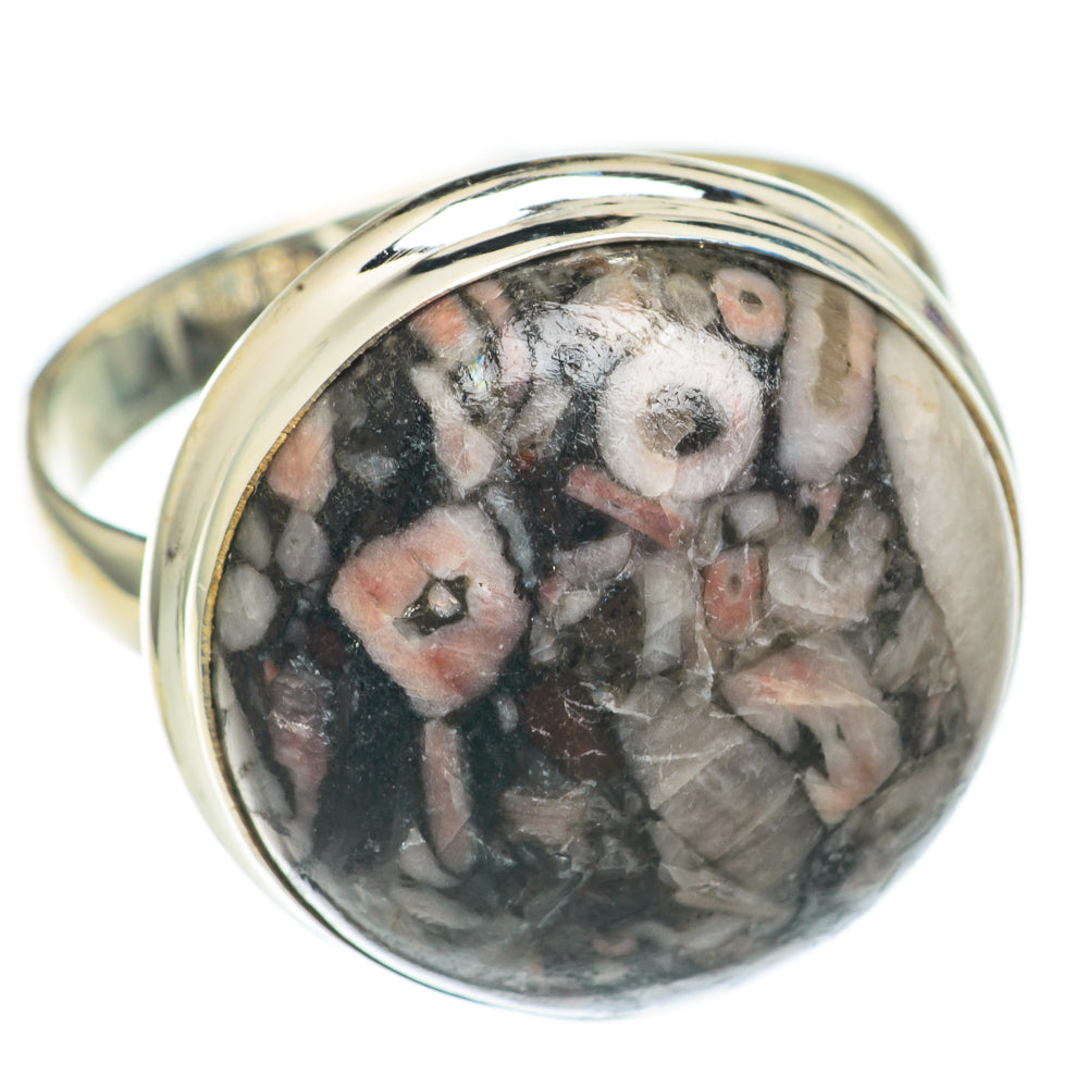 Crinoid Fossil Rings handcrafted by Anasilvercos - RING68516