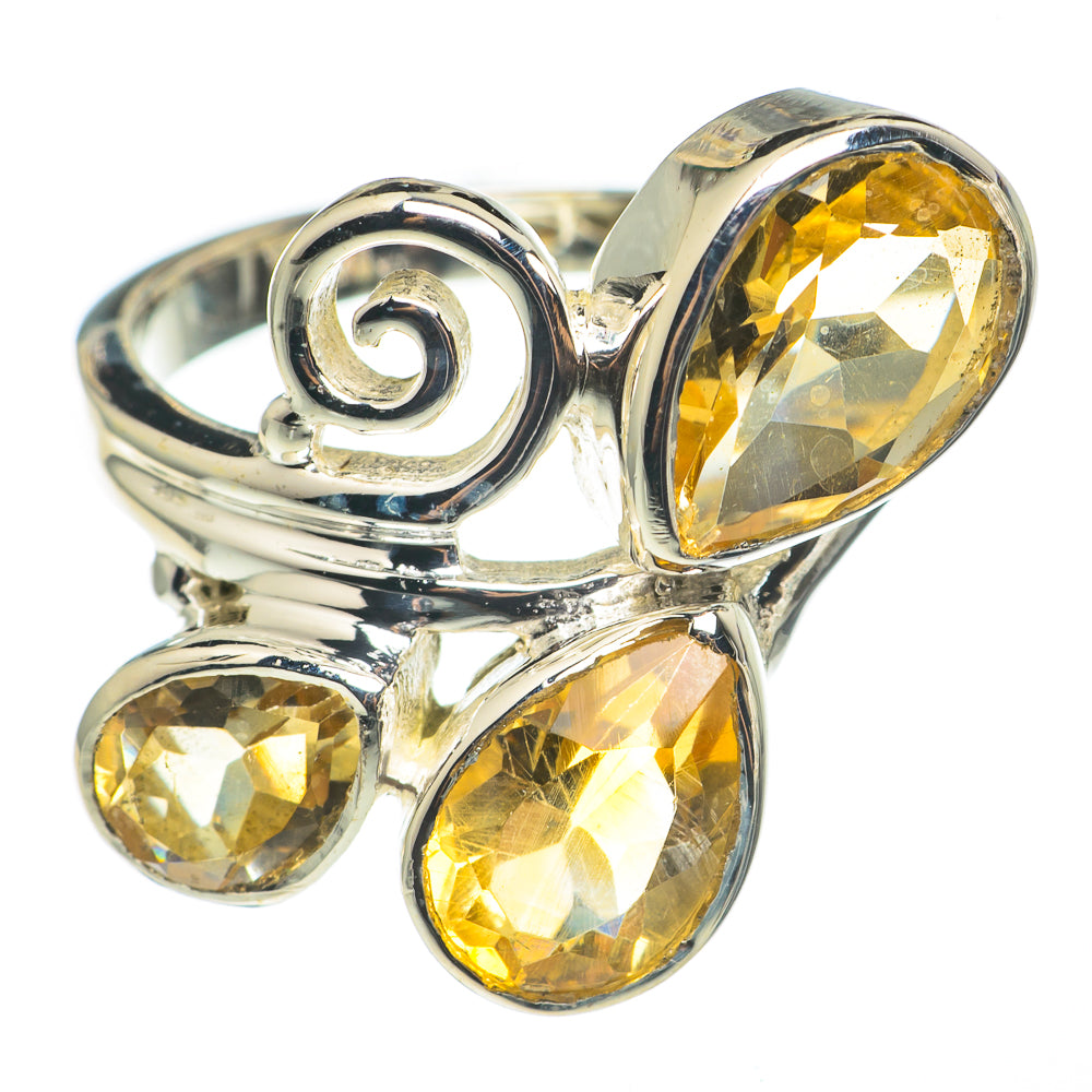 Citrine Rings handcrafted by Anasilvercos - RING68518