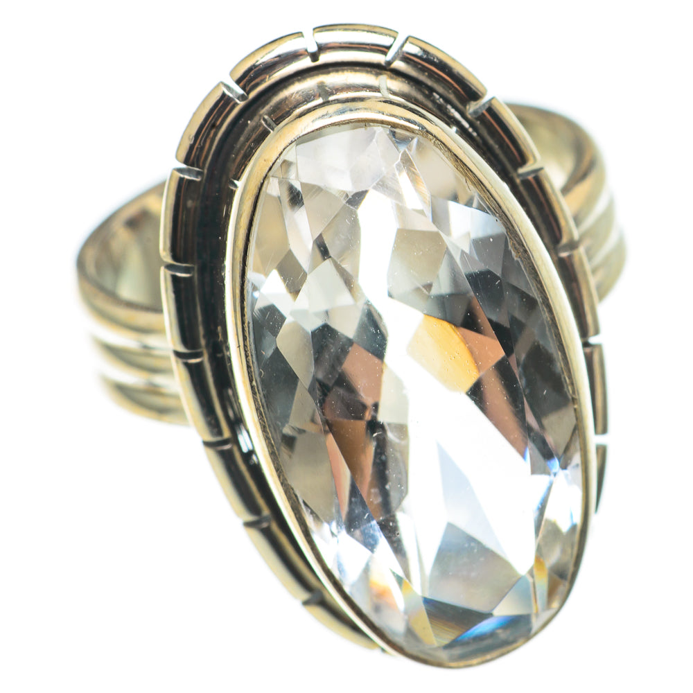 White Quartz Rings handcrafted by Anasilvercos - RING68529